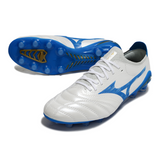 Mizuno Morelia Neo IV Elite FG White and Blue Field Football Boots
